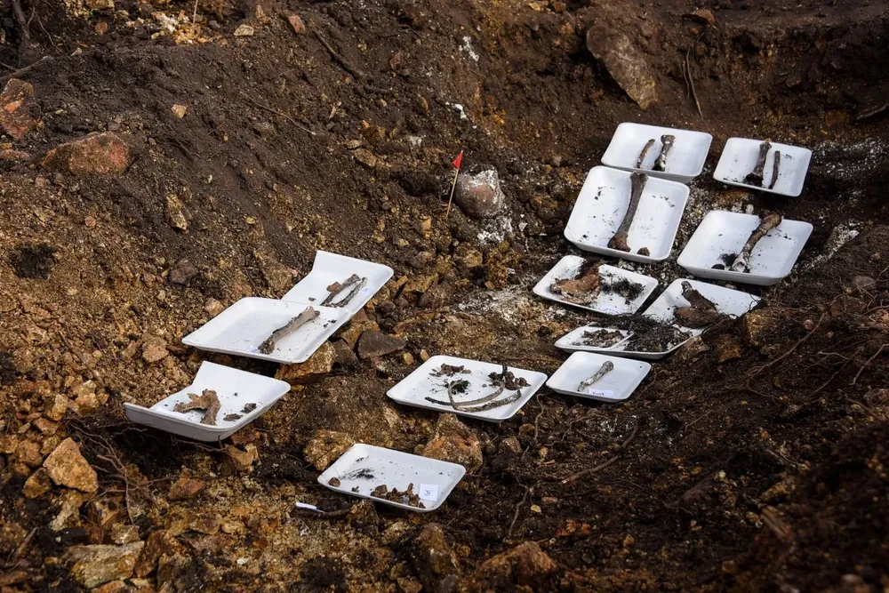 Los restos encontrados el pasado 6 de junio