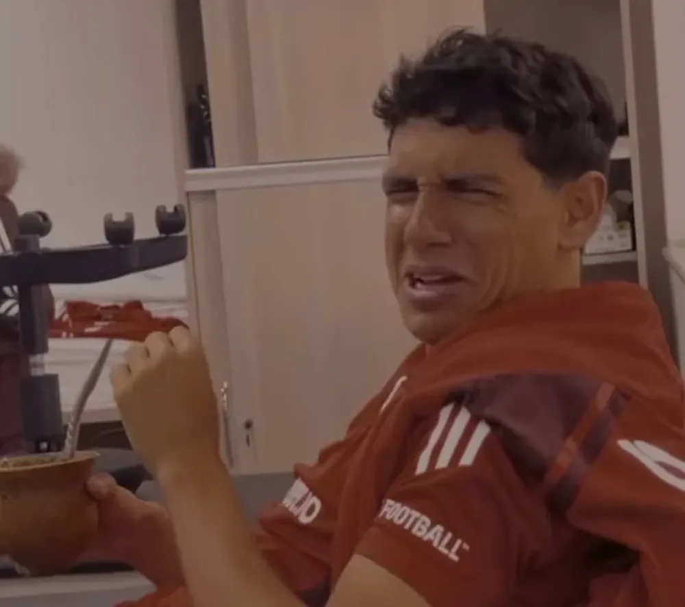La cara después de probar el mate
