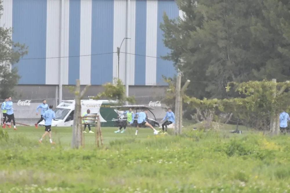 La práctica del miércoles donde se paró el equipo