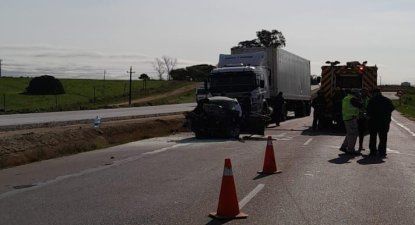 El hecho se dio a la altura del kilómetro 100 de Ruta 5, en Florida