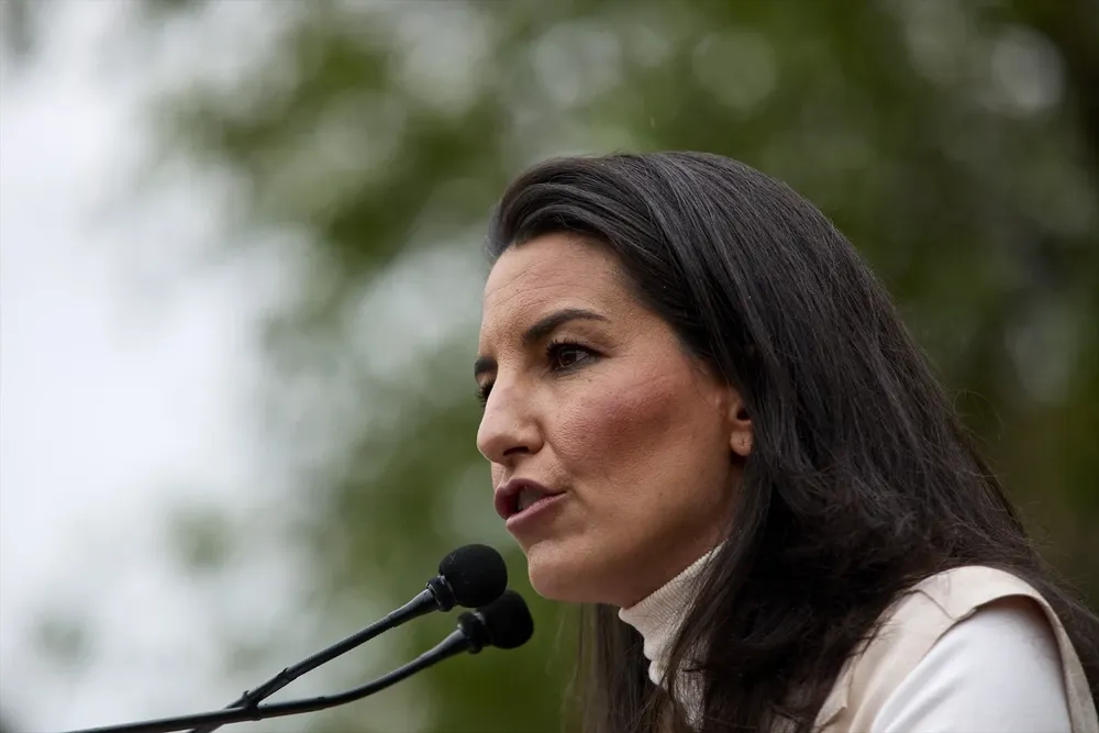 La candidata de Vox a la Presidencia de la Comunidad de Madrid, Rocío Monasterio.