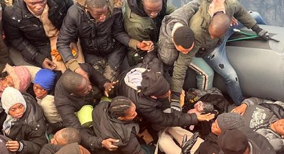 La bebé nació este lunes en un bote repleto de migrantes provenientes de África.