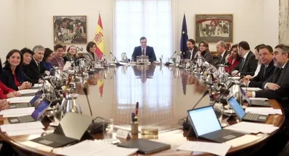 Reunión del Gabinete de Ministros de Pedro Sánchez