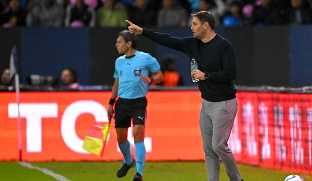 Joaquín Papa, entrenador de Independiente del Valle, en el partido ante Deportes Tolima