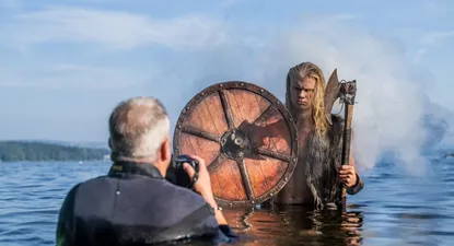 Erling Haaland vestido como un vikingo hizo una producción fotográfica