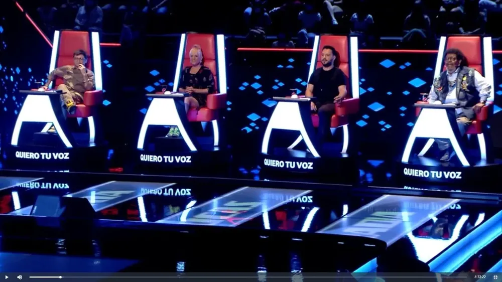 El jurado de La Voz en el primer programa
