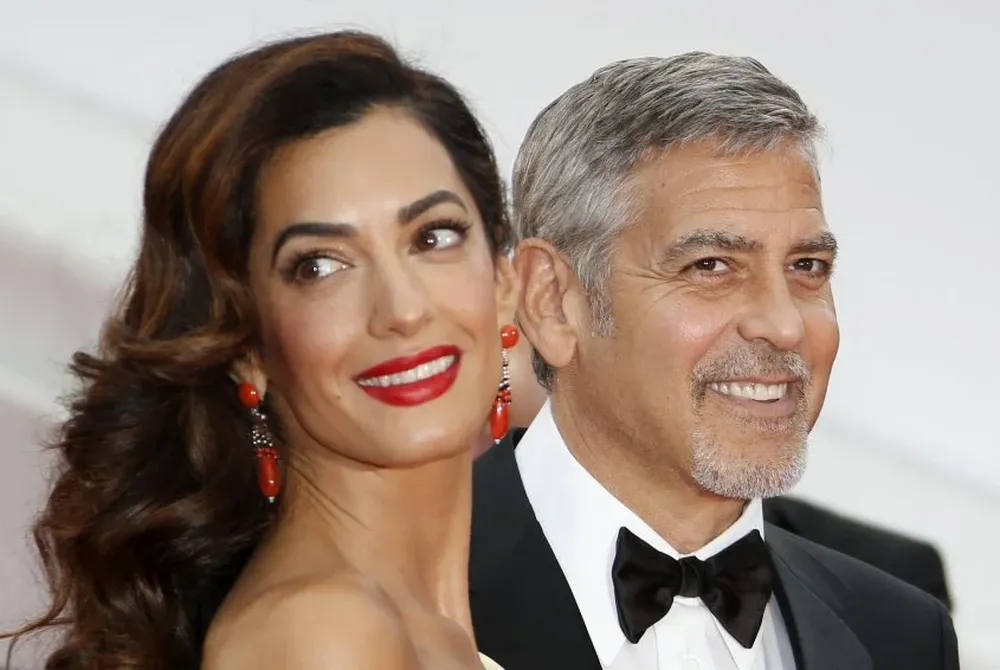 George Clooney y Amal Clooney durante el 69 Festival de Cannes en mayo de 2016