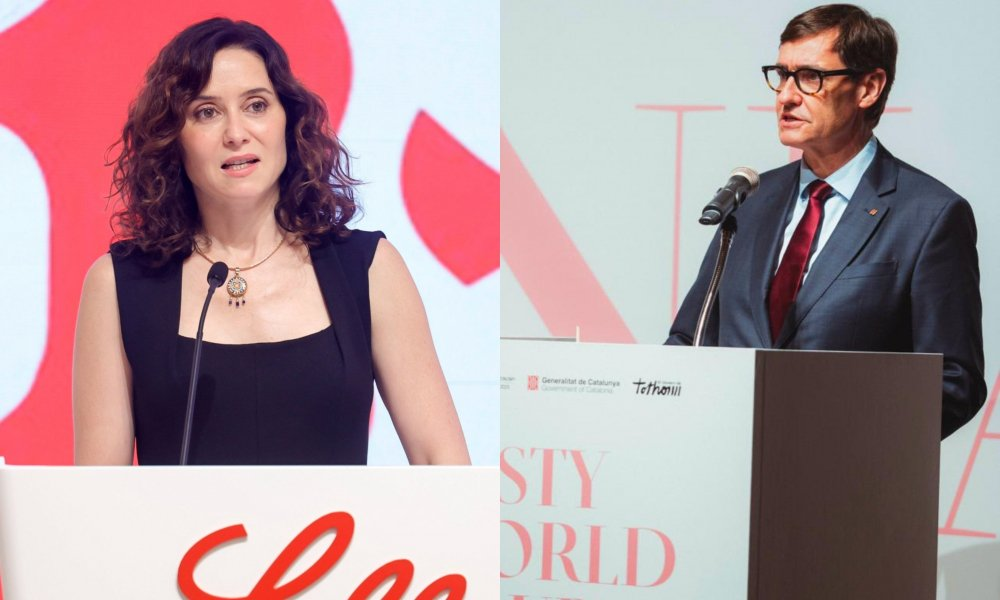 Isabel Díaz Ayuso y Salvador Illa