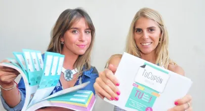 Mariana Gomes de Freitas y Alejandra Ghio las creadoras de Tu Cupon Book