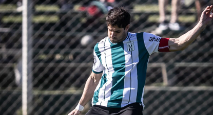 Gastón Bueno durante su etapa en Racing. (Archivo)