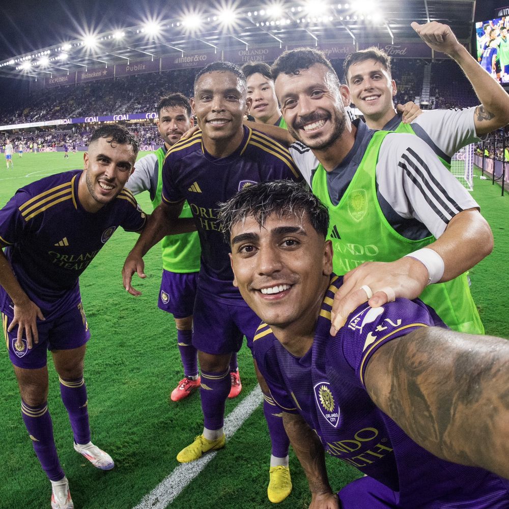 El festejo de Facundo Torres tras su récord en Orlando City