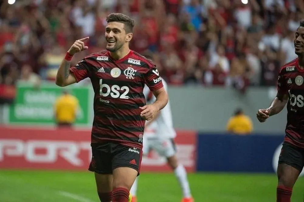 Giorgian De Arrascaeta marcó en la victoria ante Palmeiras