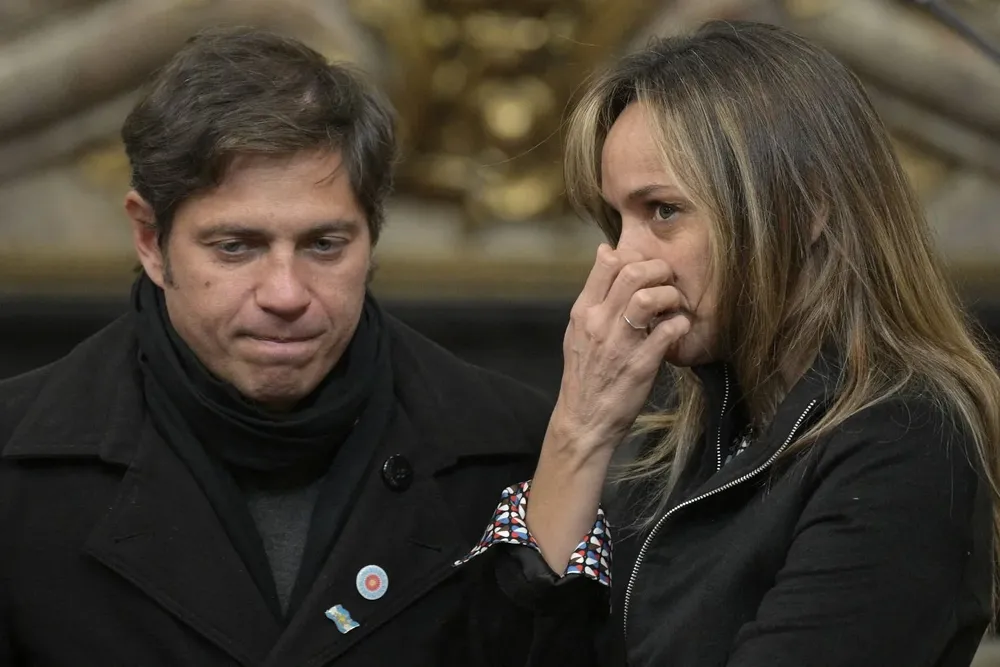 Axel Kicillof y Malena Galmarini