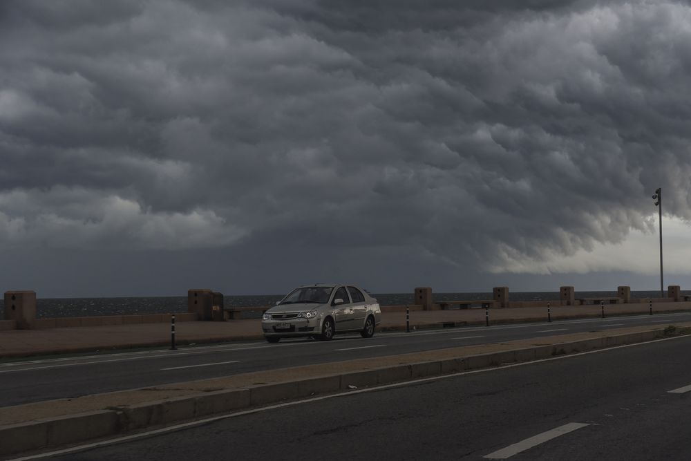 20250318 Tormenta, mal tiempo, estado del tiempo, lluvia, rambla.