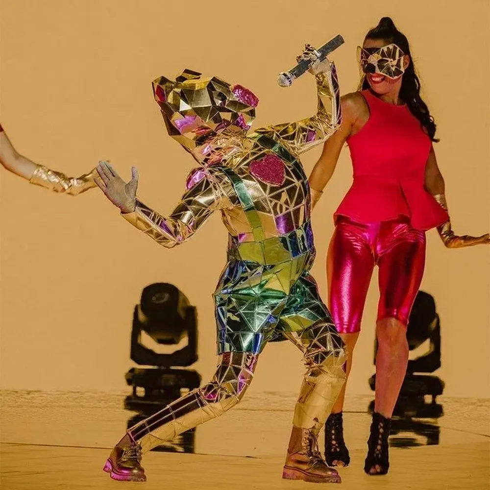 Koala espejado en Quién es la máscara