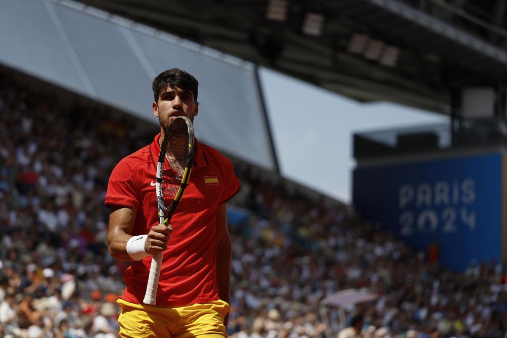 Carlos Alcaraz, a un paso de las medallas.