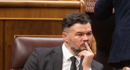 Gabriel Rufián, a la cabeza del frente de izquierda post Aragón.