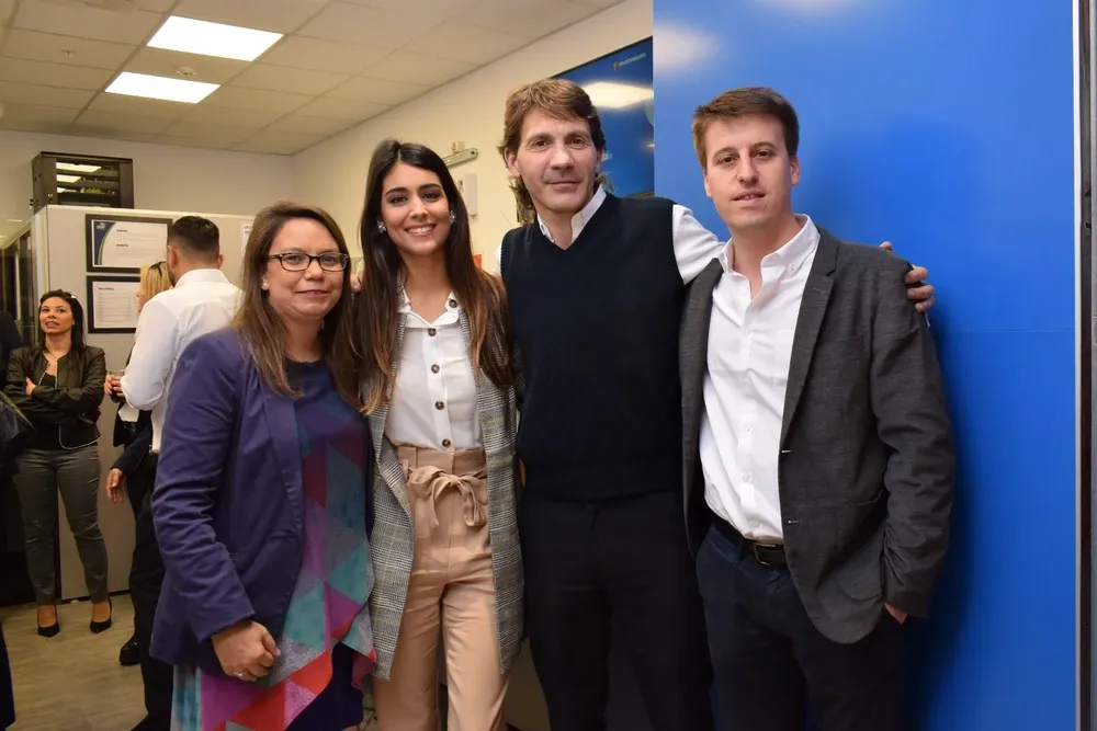 Analía Arbuet, Valentina Barrios, Gustavo Correa y Federico Garateguy