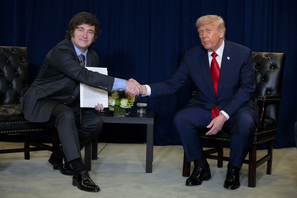 Trump y Milei se reunieron durante la Asamblea General de la ONU.
