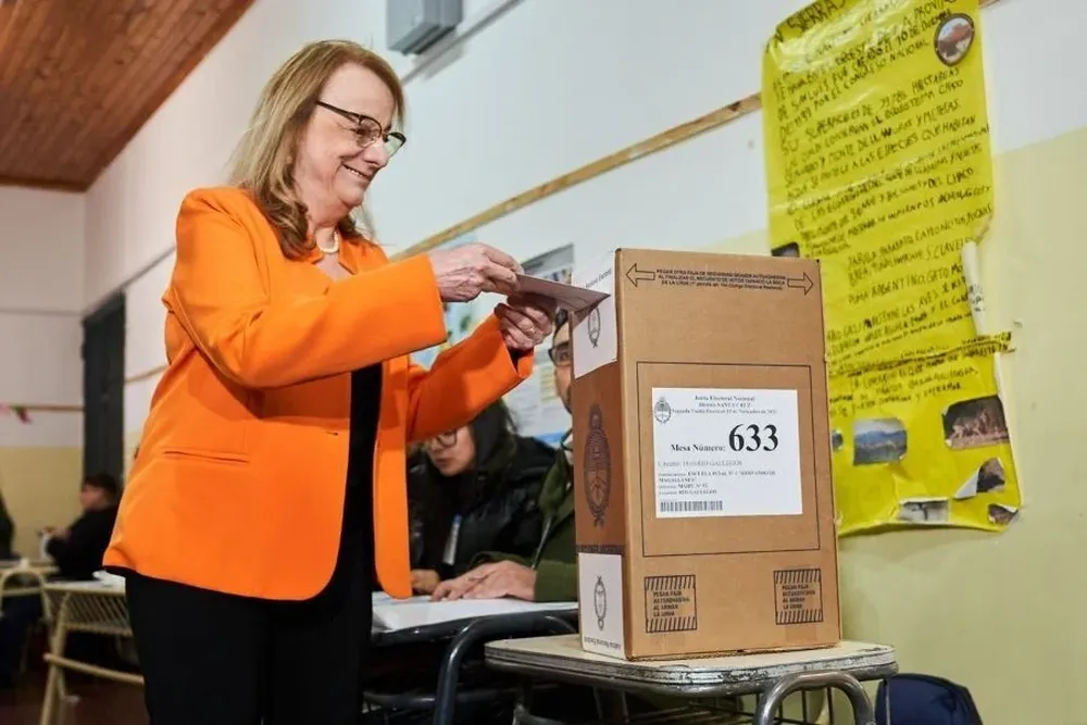 Votó Alicia Kirchner