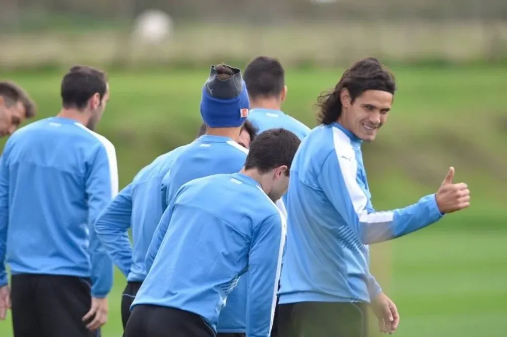 Uruguay entrenó en el Complejo Celeste