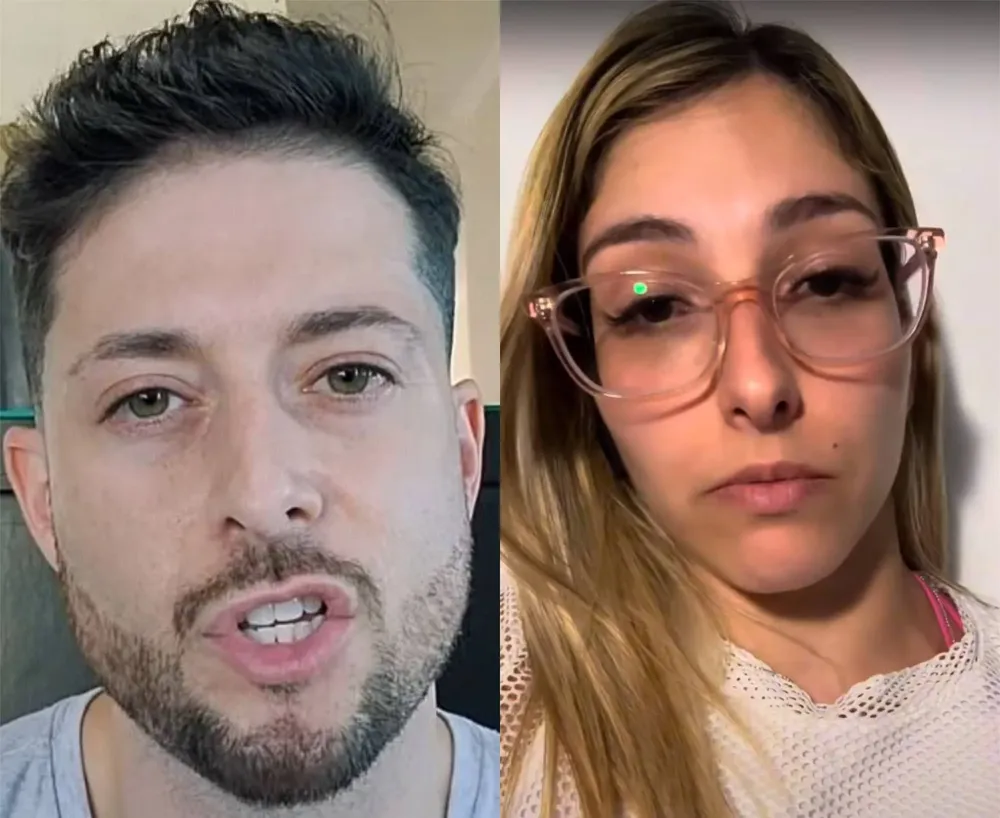 Andrés Vernazza y su exnovia Cindya Calero