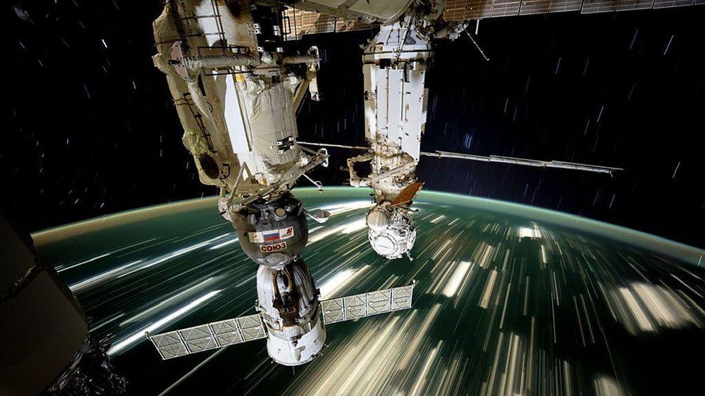 El Océano Pacífico visto desde la ISS en órbita.