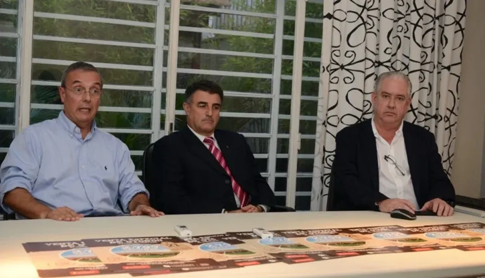 Gustavo Basso, Alberto Noria y Pablo Carrasco