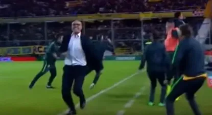 Paolo Montero festejó con todo