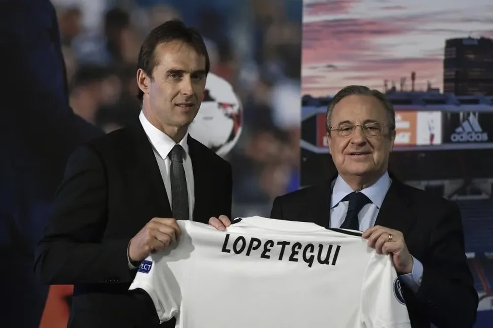 Florentino Pérez presentó a Lopetegui como nuevo DT del Real Madrid