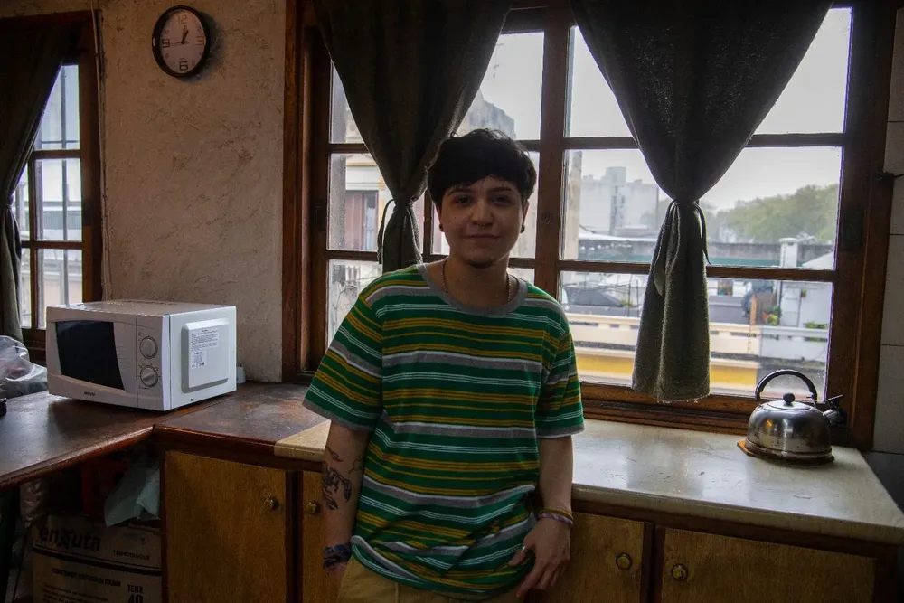 Sebastián Salaverry tiene 18 años y uno como hombre trans