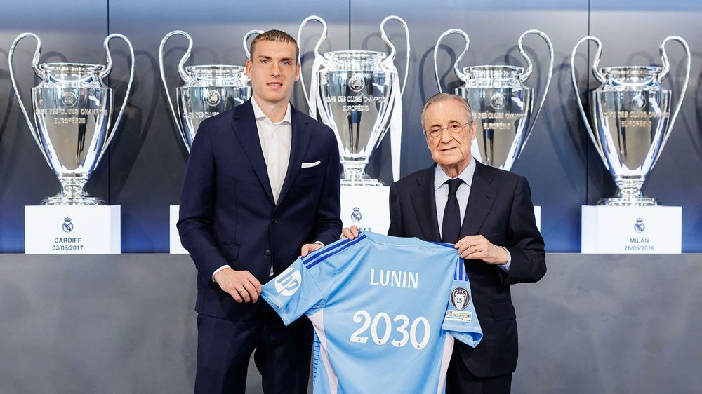 Real Madrid renueva a Lunin.
