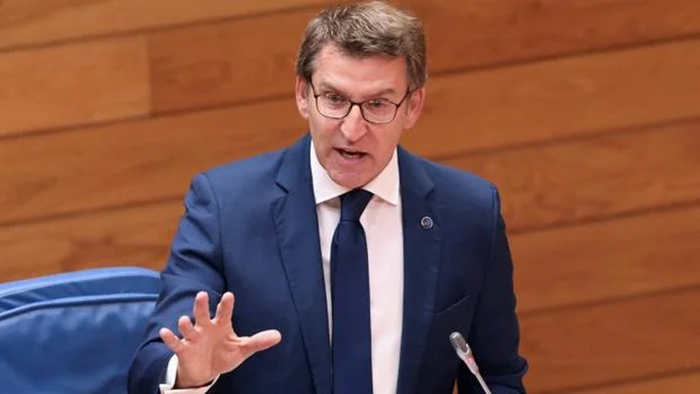 El líder del PP, Alberto Núñez Feijóo