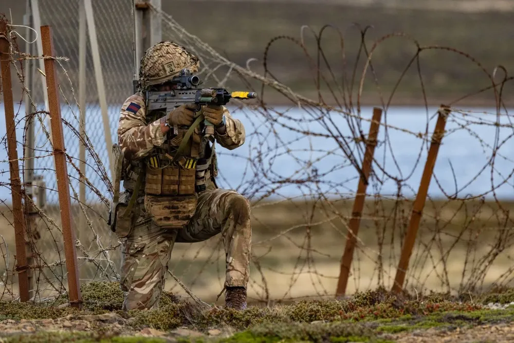 Las Fuerzas Británicas del Atlántico Sur realizaron ejercicios militares en las Islas Malvinas