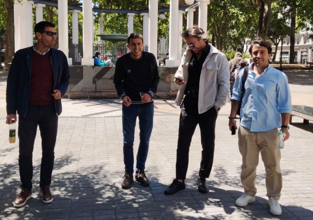 Diego Scotti, Mitchell Duarte, Diego Lugano y Sergio Pérez&nbsp;