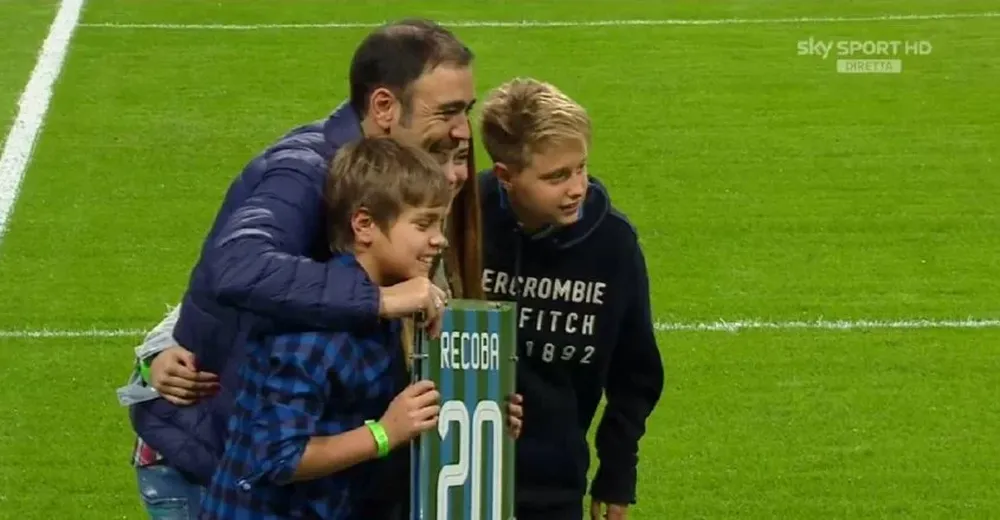 El Chino homenajeado en Inter