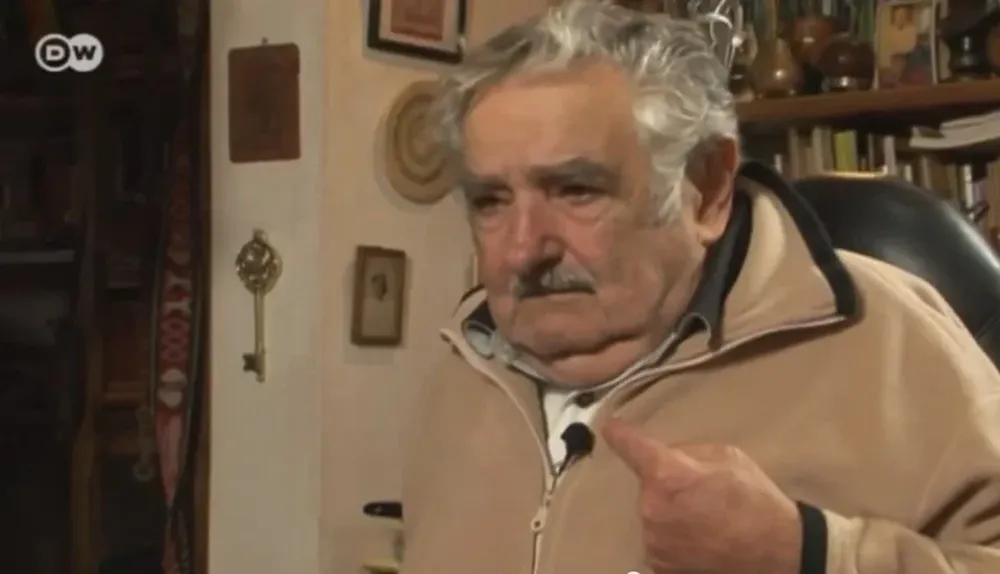 José Mujica con la cadena Deutsche Welle
