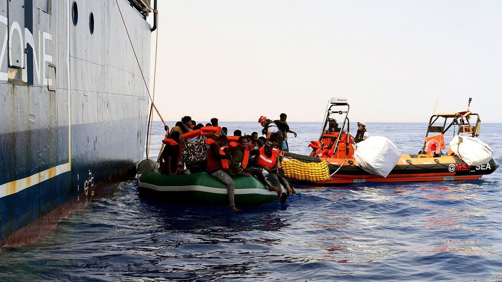 Un barco humanitario rescata a 87 migrantes en el mar Mediterráneo