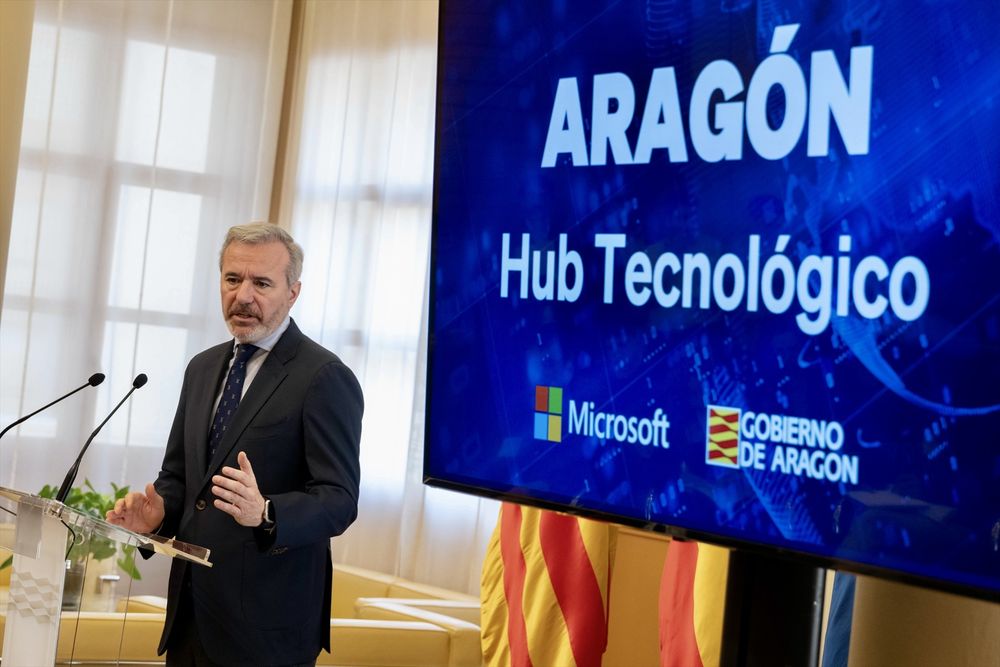 El presidente del Gobierno de Aragón, Jorge Azcón. EUROPA PRESS