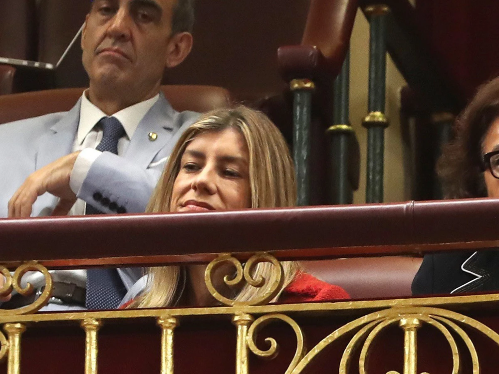 La esposa del presidente Pedro Sánchez, Begña Gómez.
