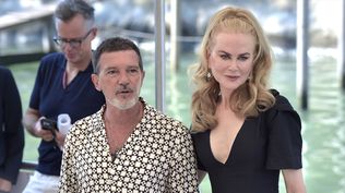 Antonio Banderas y Nicole Kidman en la 81 Edición del Festival de Cine de Venecia. EUROPA PRESS