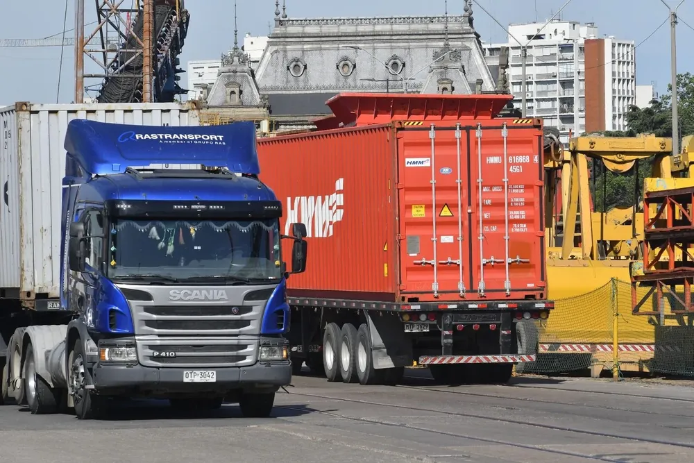 Puerto de Montevideo.