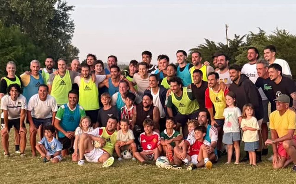 El fútbol de Diego Forlán y sus amigos en Punta del Este
