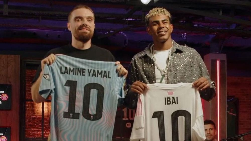Ibai Llanos y Lamine Yamal. (Kings League)