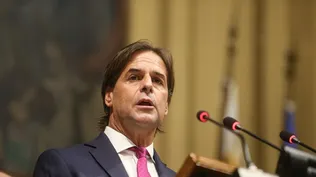 Lacalle Pou en una de las Rendiciones de Cuentas en el Parlamento. Archivo