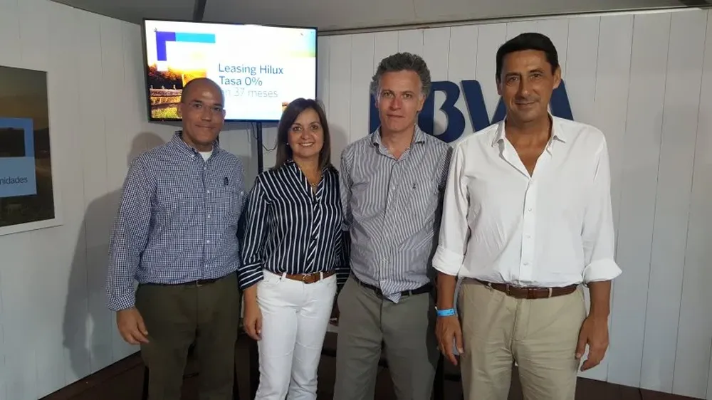 Francisco Chellei, Rosario Corral, Eduardo Blasina y Antonio Alonso.