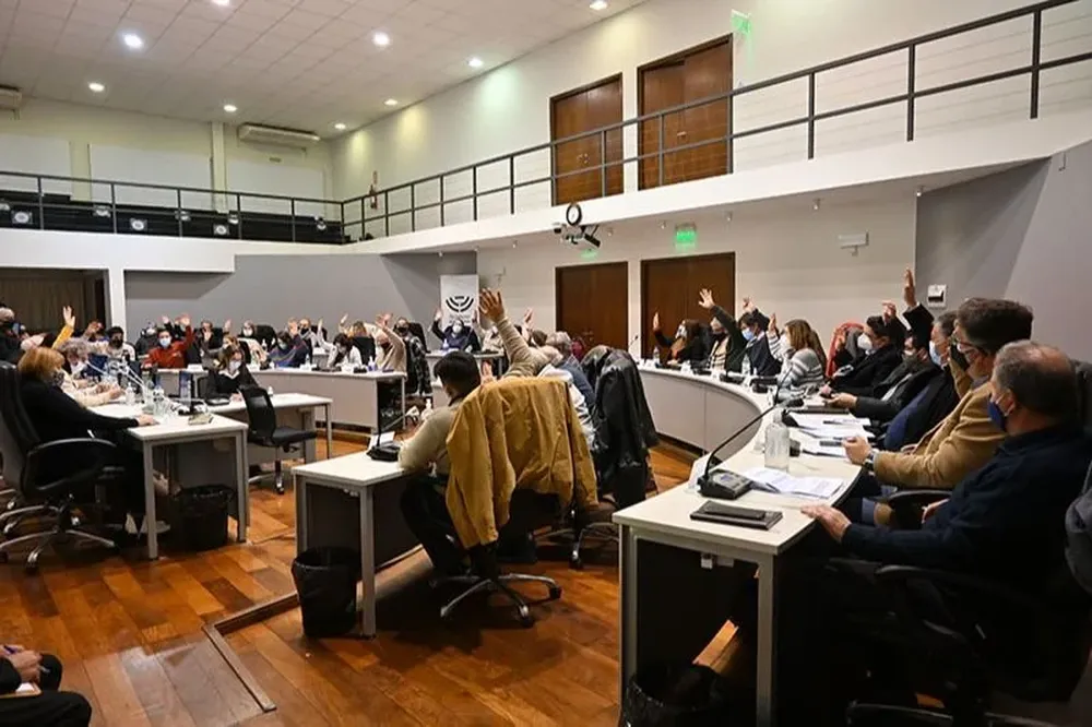 Archivo. Sesión de la Junta Departamental de Canelones