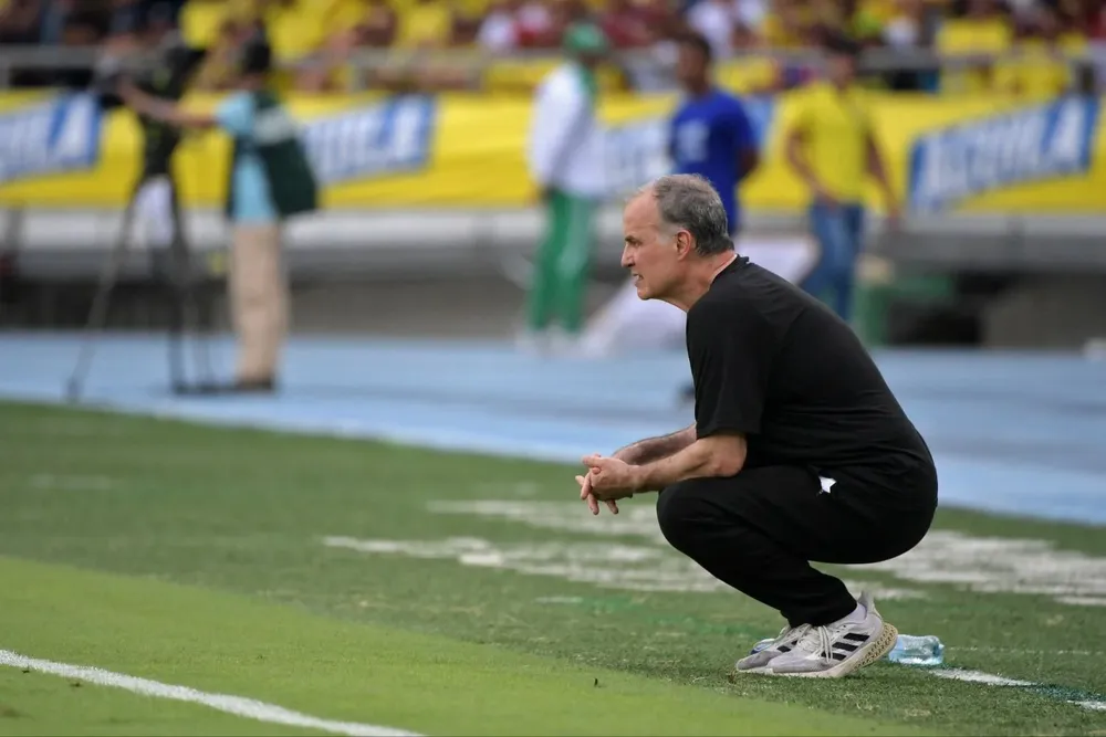 Marcelo Bielsa, entrenador de Uruguay