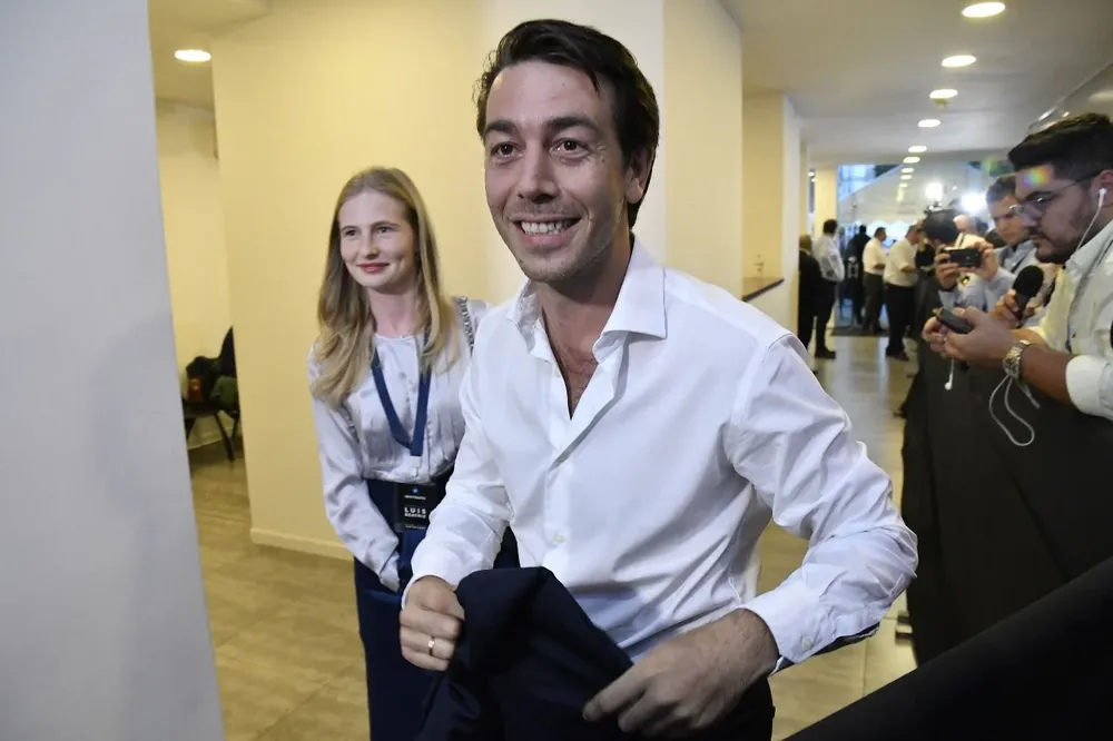 Juan Sartori con su esposa Ekaterina Rybolovleva, hija del magnate ruso Dmitry Rybolovlev