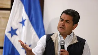 El actual presidente de Honduras, Juan Orlando Hernández